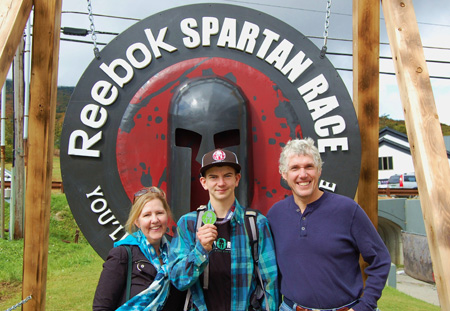 Brendan at the Spartan races